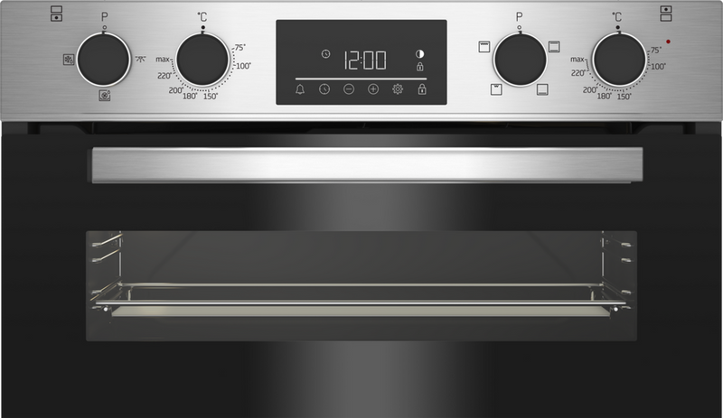 Beko CTFY22309X 59.4cm Built under Electric Double Oven - Stainless Steel - Bonus Superstore