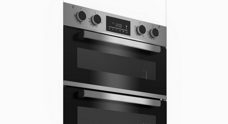 Beko CTFY22309X 59.4cm Built under Electric Double Oven - Stainless Steel - Bonus Superstore
