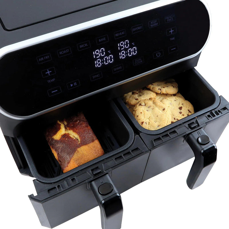 Statesman SKAF08017BK Digital Dual Zone Air Fryer - Bonus Superstore