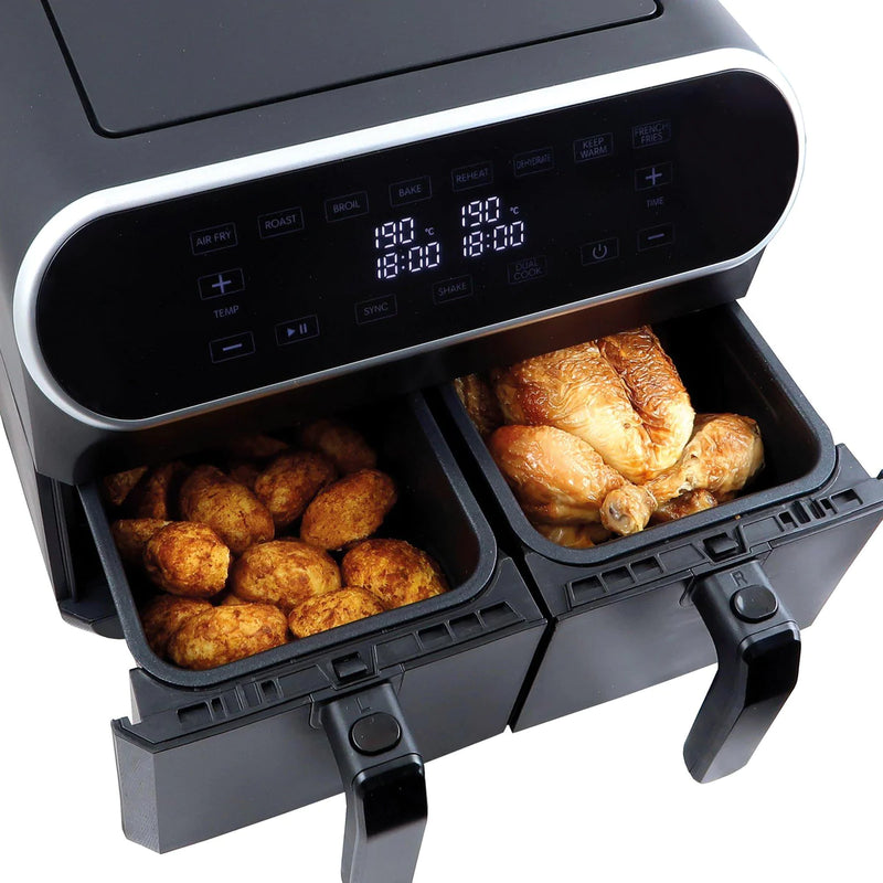 Statesman SKAF08017BK Digital Dual Zone Air Fryer - Bonus Superstore