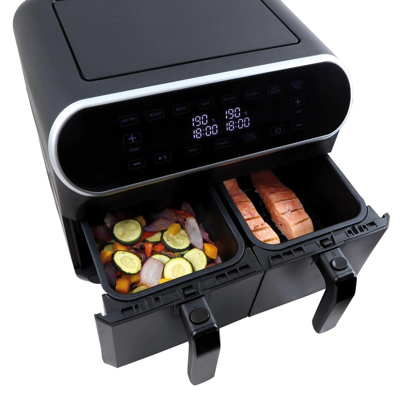 Statesman SKAF08017BK Digital Dual Zone Air Fryer - Bonus Superstore