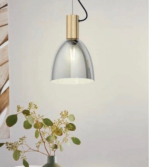 EGLO 99313 Lebalio 1 Light Pendant Light Bronzed - Bonus Superstore