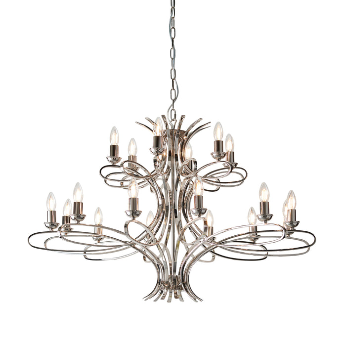 Interiors 1900 Penn nickel 18lt Pendant Light