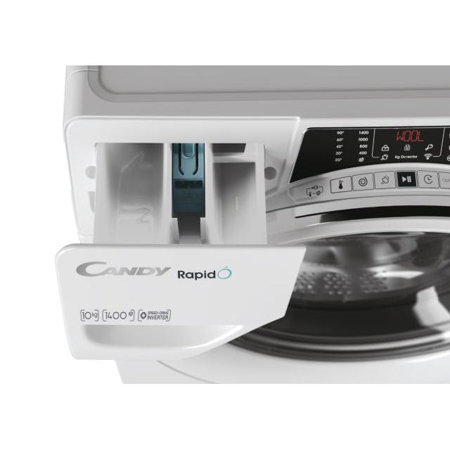 Candy Rapido RO14104DWMCE Rapido 10KG WIFI Washing Machine- White