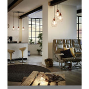 Eglo 94195 TARBES Pendant Ceiling Light Copper / Black - Bonus Superstore