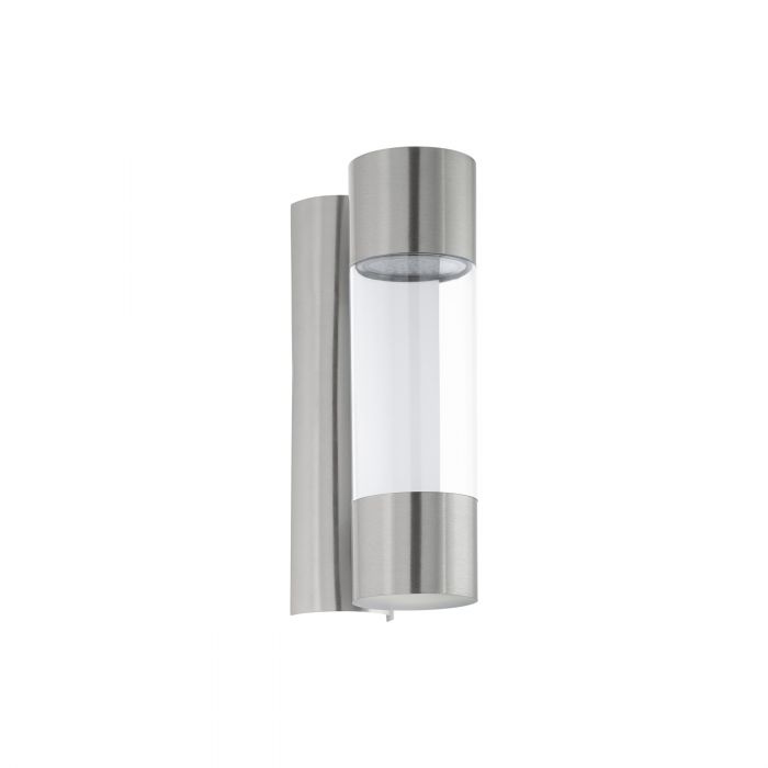 EGLO 96013 Robledo Stainless Steel Outdoor LED Wall Light 2x3.7W Warm White IP44