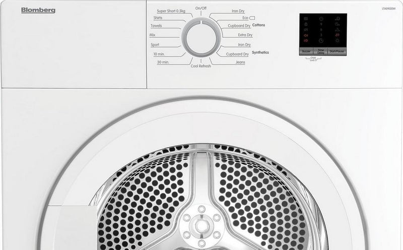 Blomberg LTA09020W 9kg Vented Tumble Dryer - White - Bonus Superstore
