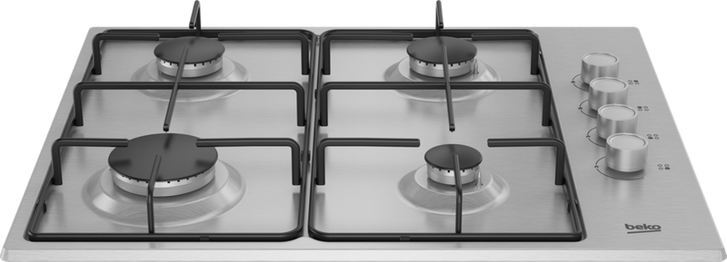 Beko CIHYG21SX 61cm Gas Hob - Stainless Steel - Bonus Superstore