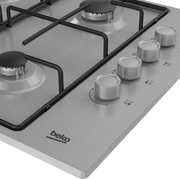 Beko CIHYG21SX 61cm Gas Hob - Stainless Steel - Bonus Superstore
