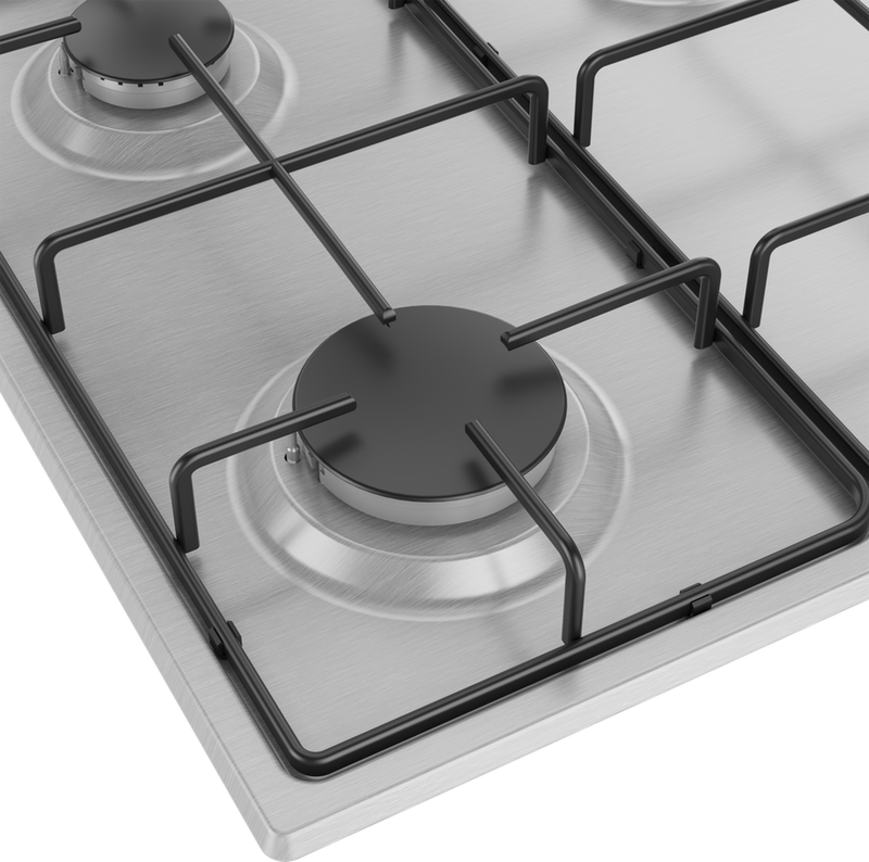 Beko CIHYG21SX 61cm Gas Hob - Stainless Steel - Bonus Superstore
