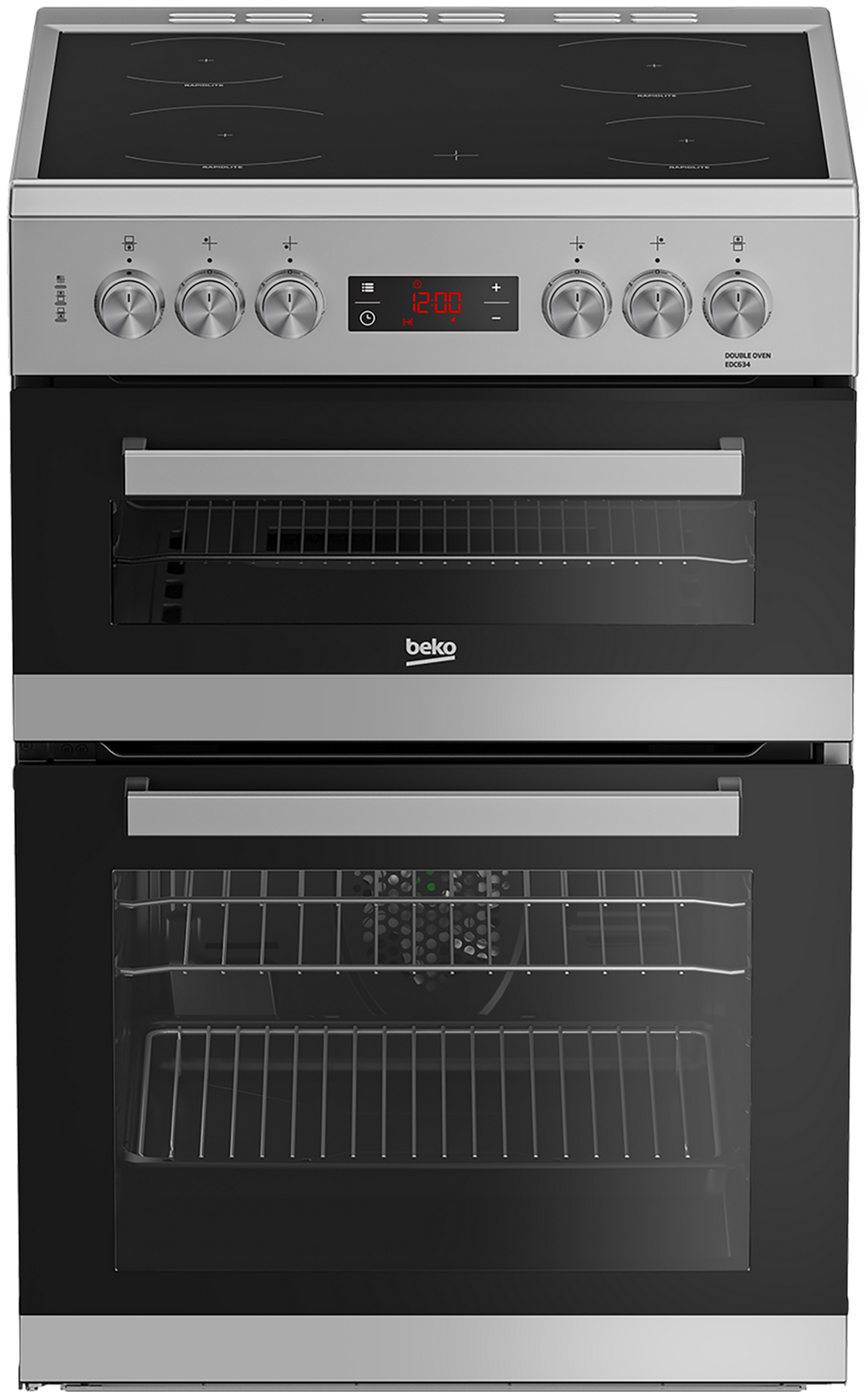 ceramic hob double oven cookers