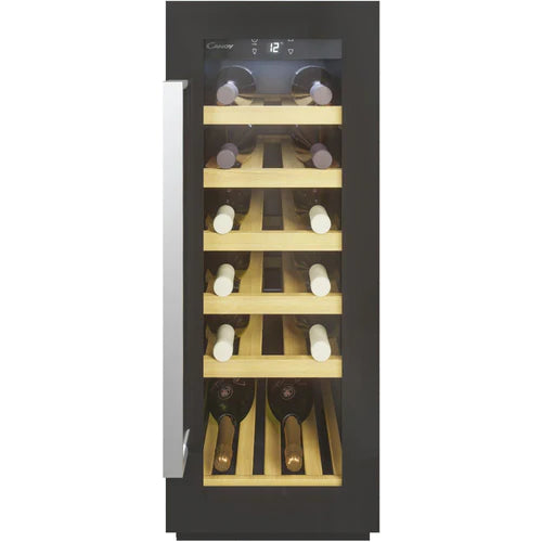 Candy CCVB30UK/1 30cm Wide Built In Wine Cooler - Black - Bonus Superstore