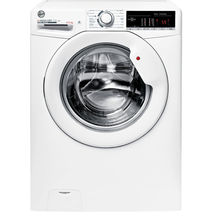 Hoover H3D 485TE H-Wash 300 Lite 8+5kg 1400 spin Washer Dryer White