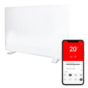 Igenix Smart Glass Panel Heater Black - Bonus Superstore