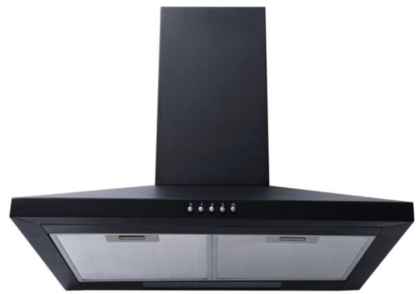 Domapp 60cm Chimney Cooker Hood Black - DOMCH60CHIMBLK