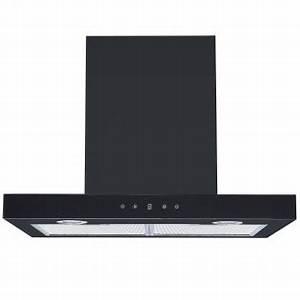 Domapp 60cm Black T Shaped Extractor Hood - DOMCH60BOXBLK - Bonus Superstore