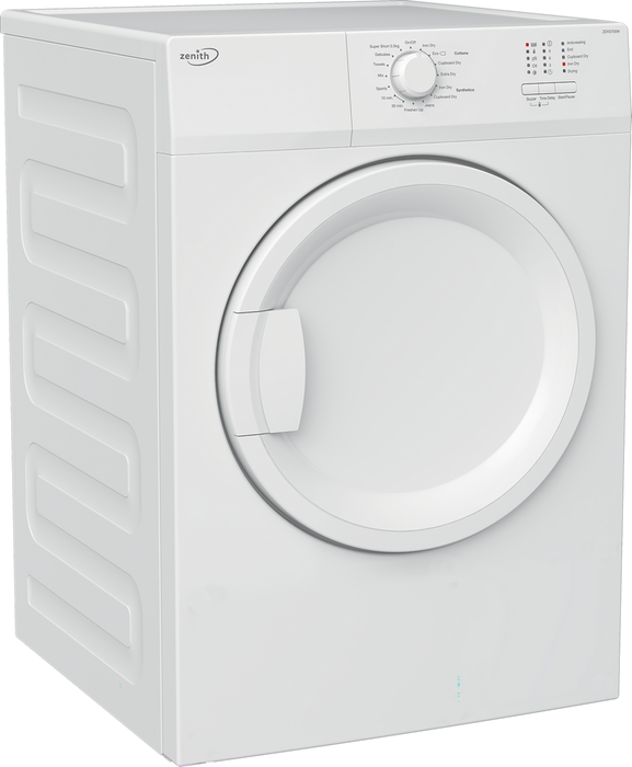 Zenith ZDVS700W 7kg Vented Tumble Dryer - White