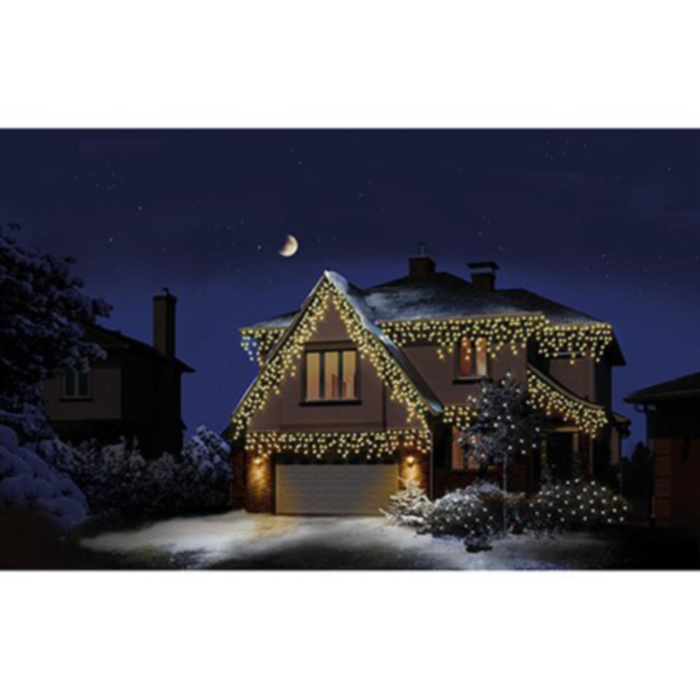Premier LV162184WW 480 LED SNOWING ICICLES WITH TIMER