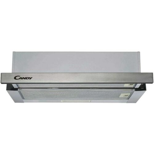 Candy CBT625/2X 60cm Telescopic Cooker Hood - Stainless Steel - Bonus Superstore