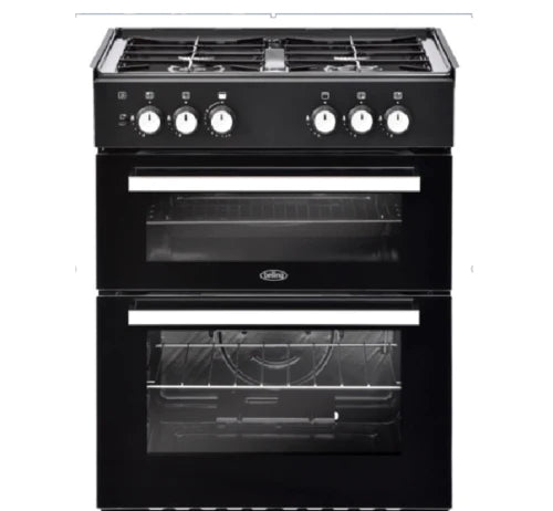 Belling Drop In Static 60cm Double Oven - Nat Gas - 444411212