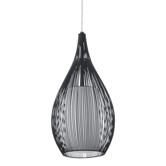 Eglo 92252 Razoni One Light Ceiling Pendant Light In Black